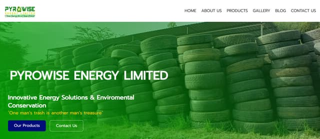Green Energy Company Website